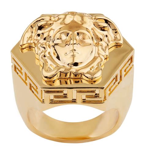 rings versace|Versace ring price.